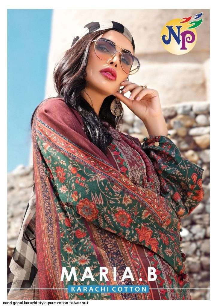 NAND GOPAL KARACHI STYLE PURE COTTON SALWAR SUIT