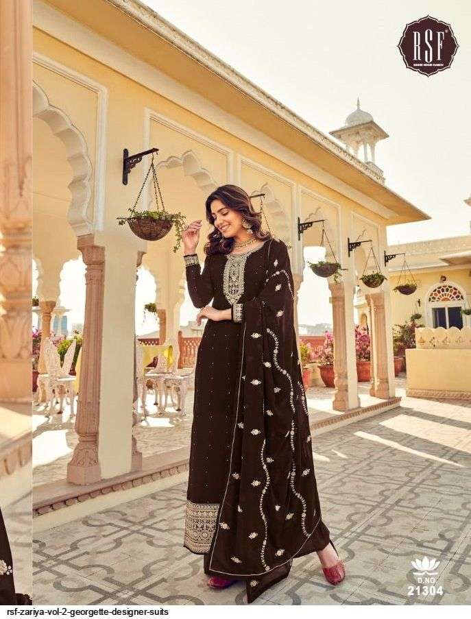 RSF ZARIYA VOL 2 GEORGETTE DESIGNER SUITS