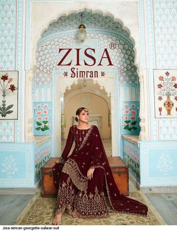 ZISA SIMRAN GEORGETTE SALWAR SUIT