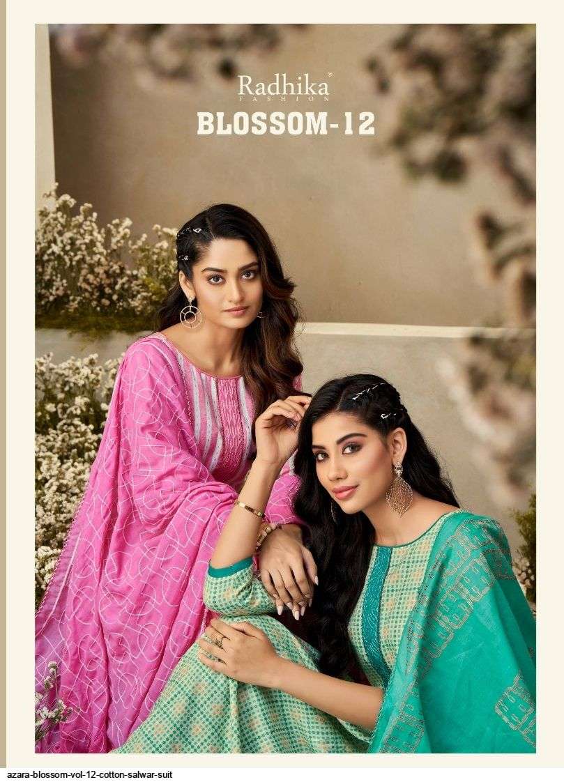 AZARA BLOSSOM VOL 12 COTTON SALWAR SUIT