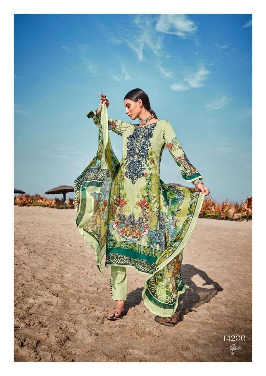 DEEPSY SUIT RUNGREZ 14201 TO 14206 SERIES PAKISTANI LAWN COTTON