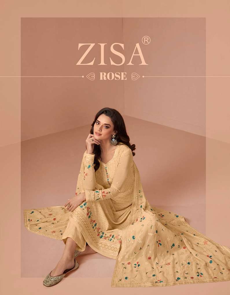 ZISA ROSE PAKISTANI SALWAR KAMEEZ BY MEERA TRENDZ