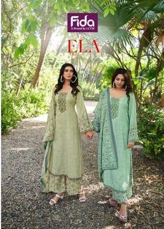 FIDA ELA COTTON SLUB DIGITAL PRINTED SUITS SUPPLIER AT SURAT
