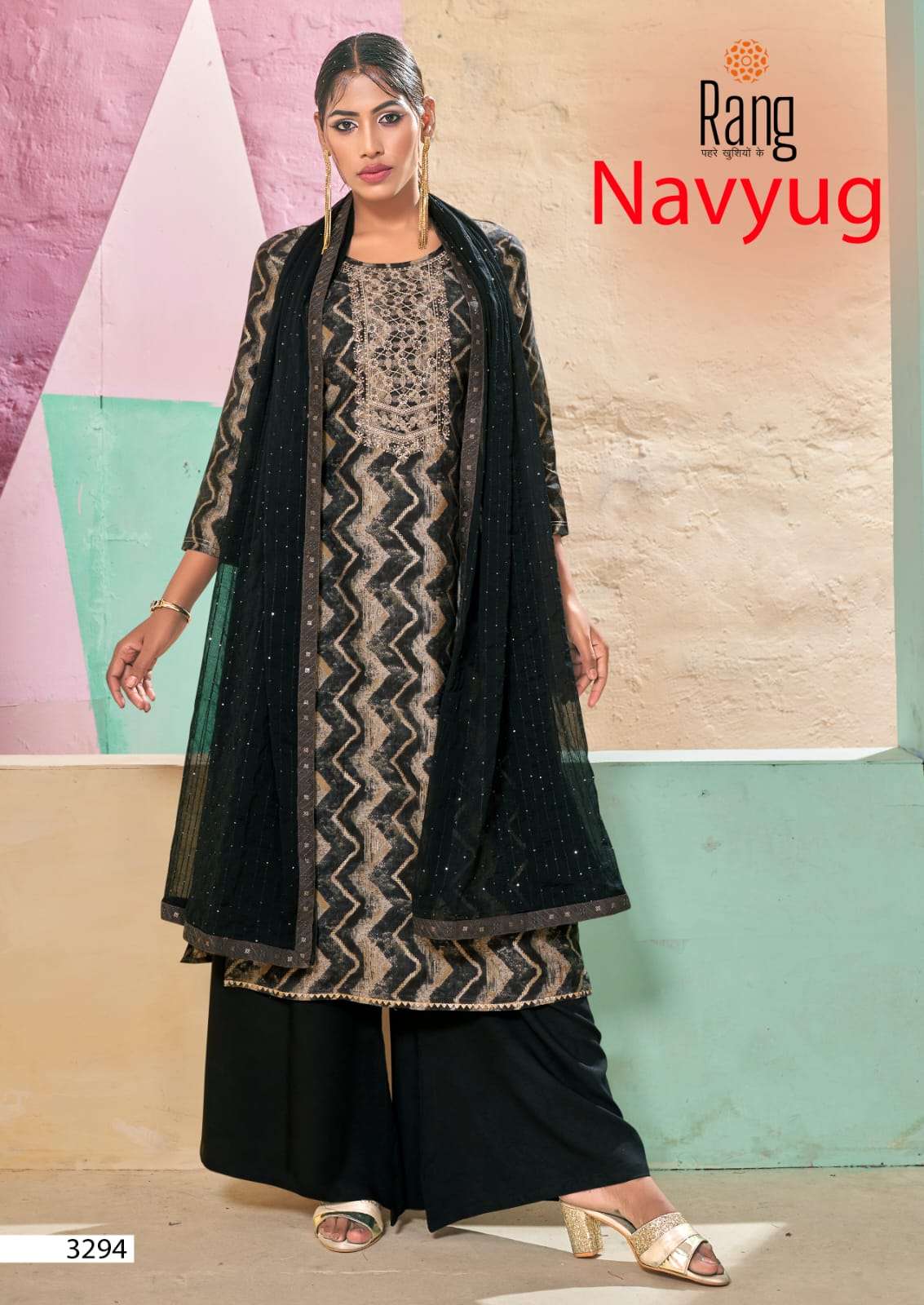 RANG NAVYUG MUSLIN PRINT SALWAR SUITS
