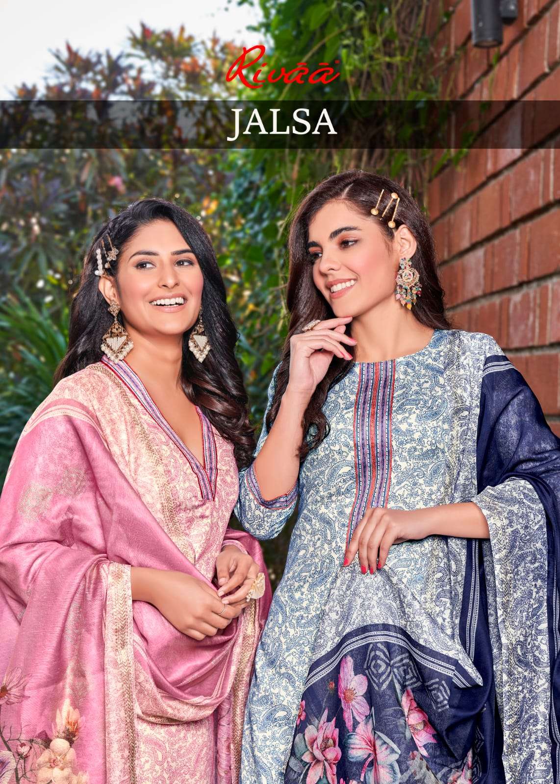 RIVAA EXPORT JALSA JAM SATIN DIGITAL PRINTED UNSTITCHED SALWAR KAMEEZ SUPPLIER IN SURAT 