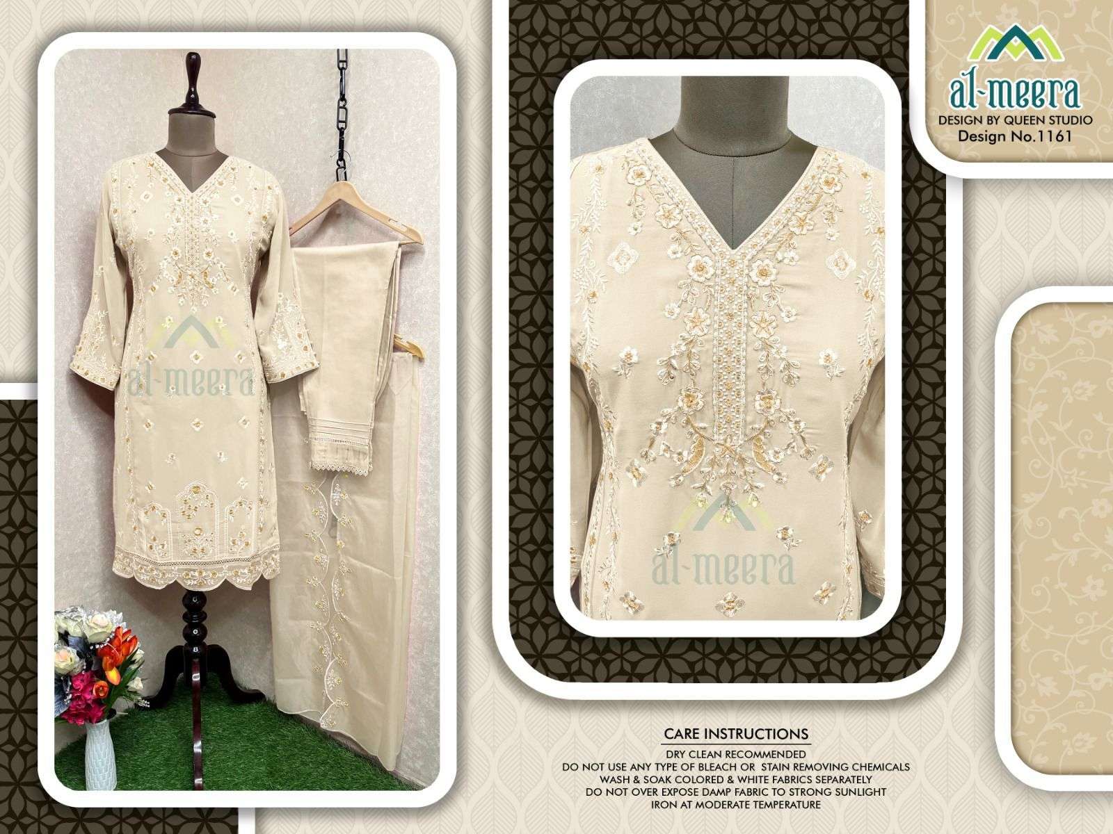 AL MEERA  D.NO-1161 READYMADE PAKISTANI SUIT COLLECTION 