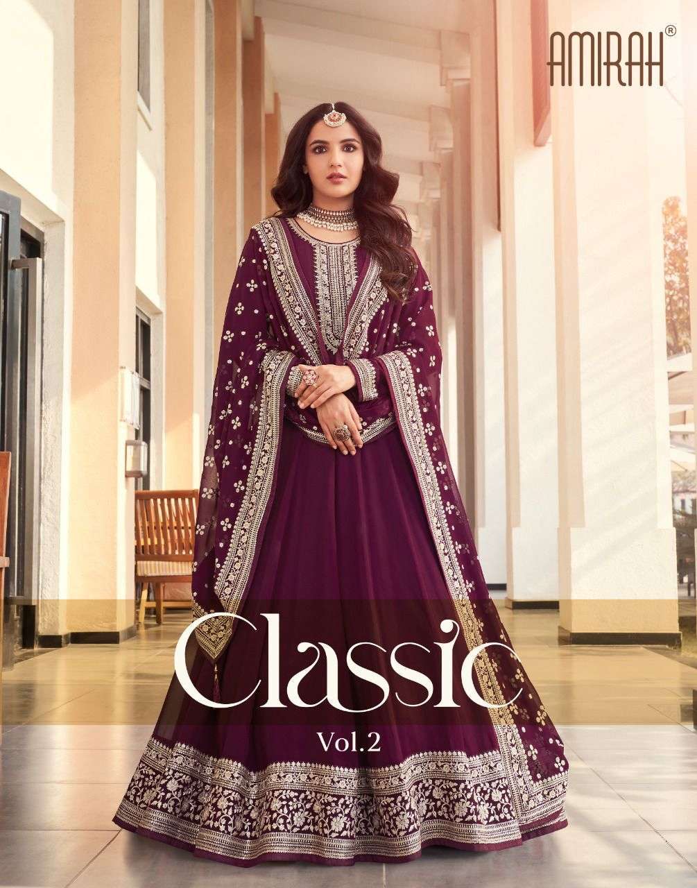 AMIRAH CLASSIC VOL 2 GEORGETTE ANARKALI LONG SALWAR SUITS