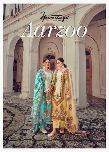 HERITAGE AARZOO LAWN DIGITAL PRINTED EMBROIDERY SUIT COLLECTION WHOLESALE PRICE 