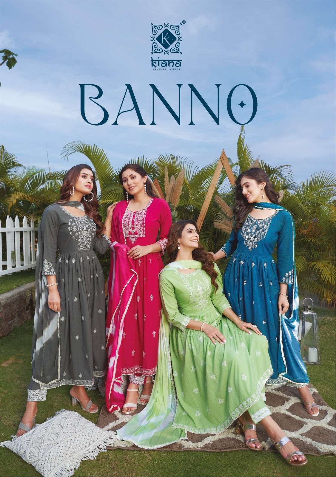KIANA HOUSE OF FASHION BANNO PURE COTTON NYRA CUT COLLECTION SUPPLIER