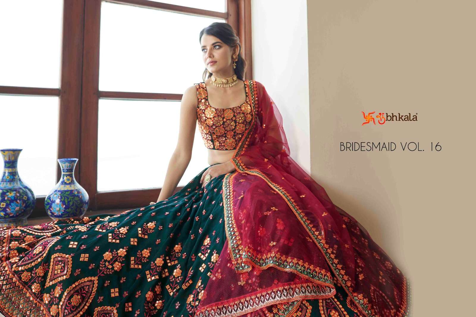 SHUBHKALA PRESENT BRIDESMAID VOL-16 DESIGNER LEHENGA COLLECTION
