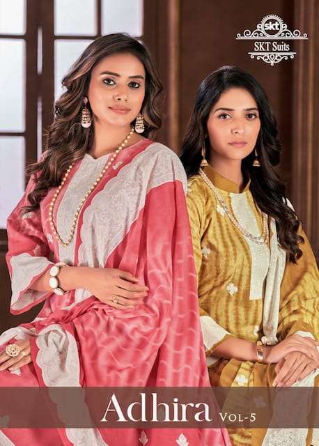 SKT SUITS ADHIRA VOL 5 COTTON DIGITAL PRINTED SUITS