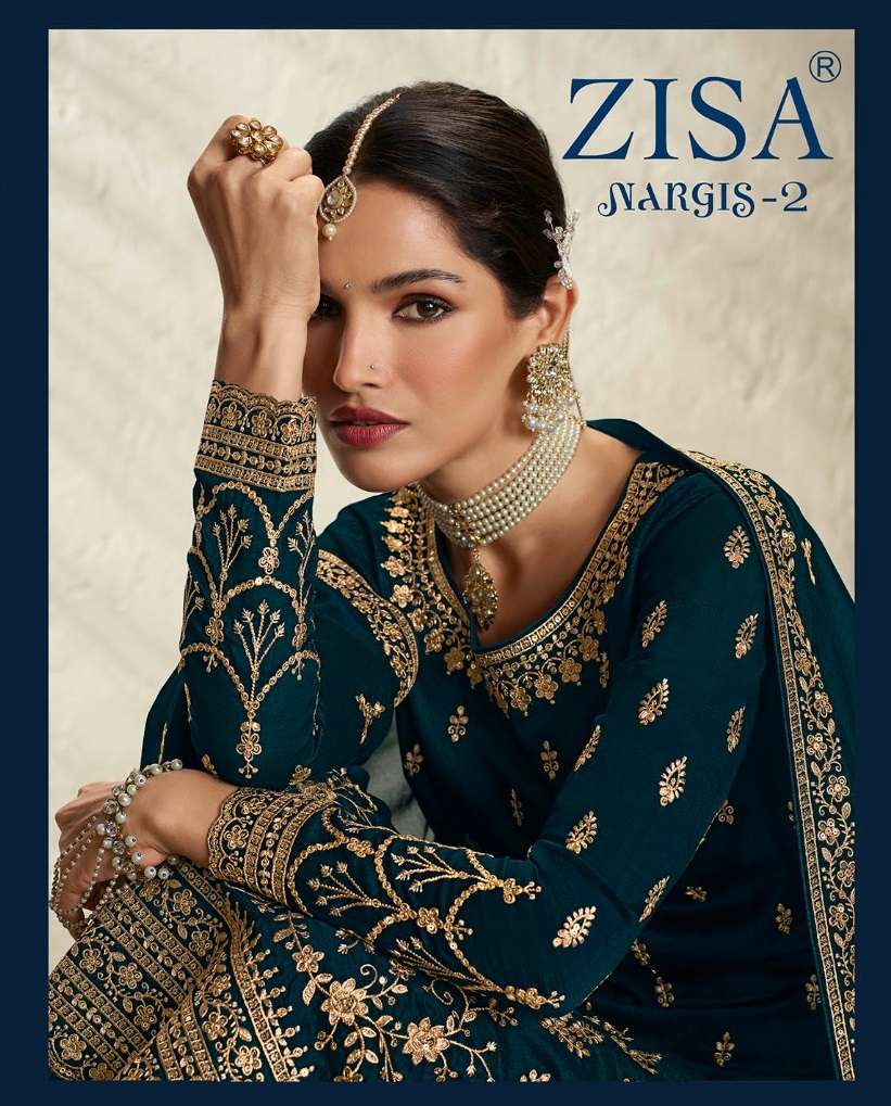 ZISA NARGIS VOL 2 BLOOMING GEORGETTE SUIT BY MEERA TRENDZ AT SURAT 