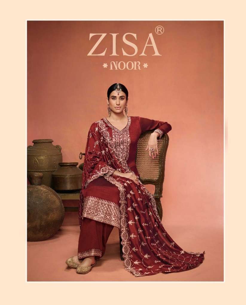 ZISA NOOR BLOOMING SILK GEORGETTE SUIT BY MEERA TRENDZ AT SURAT 