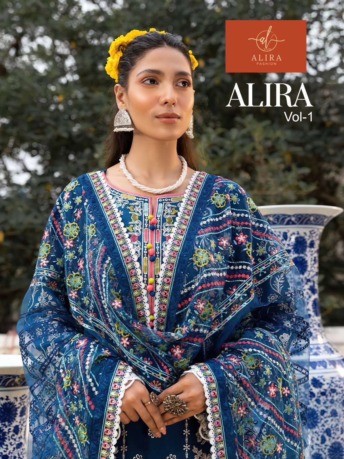 ALIRA FASHION VOL 1 GEORGETTE EMBROIDERY PAKISTANI SUIT CATALOGUE 2023