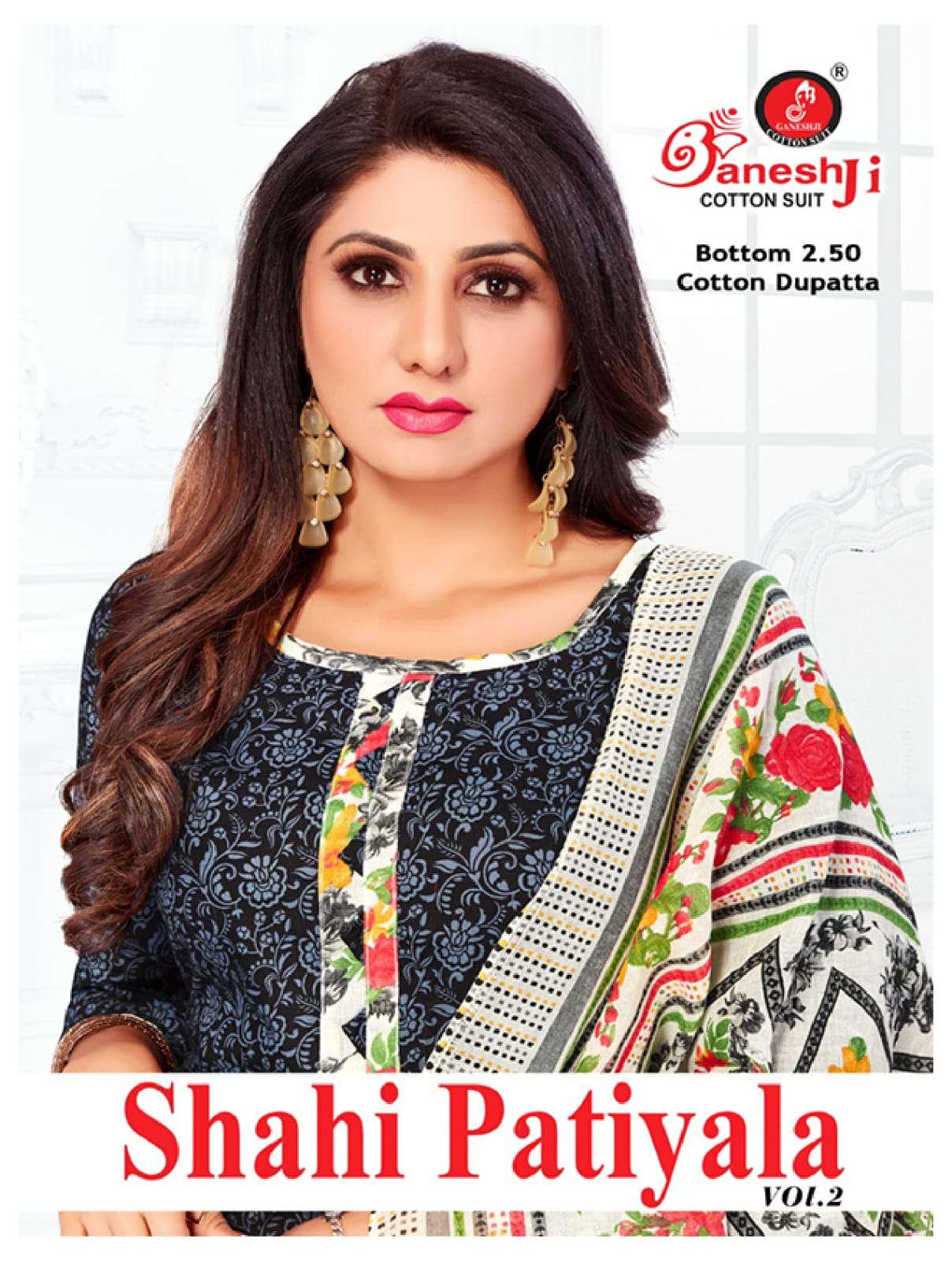 GANESHJI SHAHI PATIYALA VOL-2 HEAVY INDO COTTON PRINTED DRESS MATERIAL COLLECTION