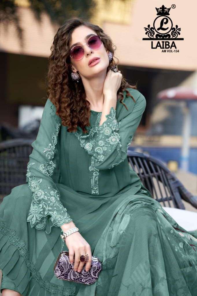 Laiba Designer Full Sleeve Ladies Pure Georgette Party Wear Kurti with  Palazzo Pants, Size: XL,XXL, Wash Care: Handwash at Rs 950 in Surat