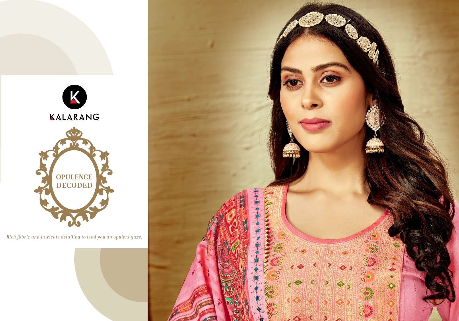 KALARANG PRESENT CHAMELI PURE MUSLIN EMBROIDERY SILK SUIT COLLECTION