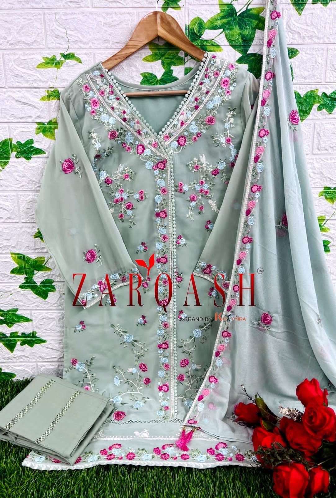 ZARQASH Z-147 NEW READYMADE HEAVY GEORGETTE COLLECTION