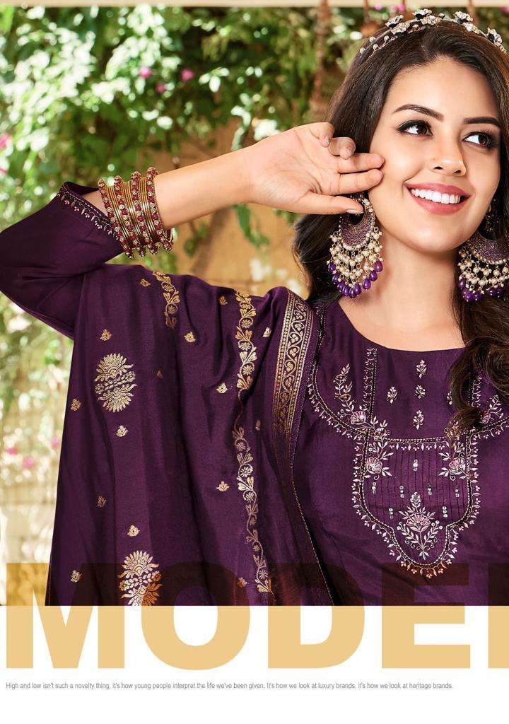 LADIES FLAVOUR PRESENT RANGREZ  PURE SILK READYMADE COLLECTION
