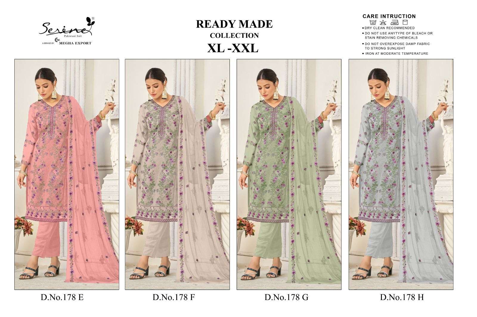 SERINE PRESENT S-178 READYMADE PAKISTANI SALWAR SUIT COLLECTION