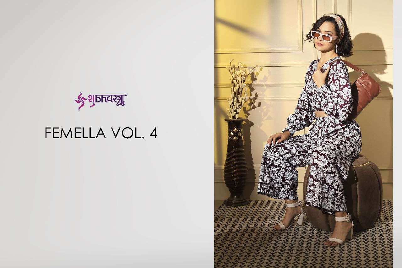 SHUBHKALA PRESENT FEMELIA VOL-1 READYMADE STICHED CO-ORDS SET COLLECTION