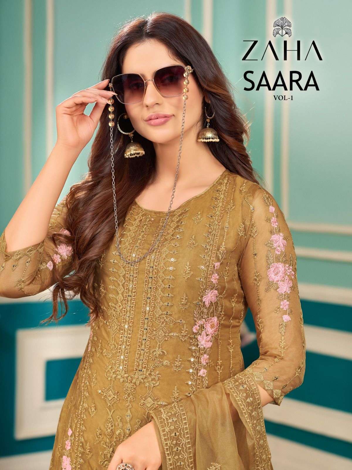 ZAHA SAARA VOL 1 DESIGNER PAKISTANI READYMADE SUIT COLLECTION