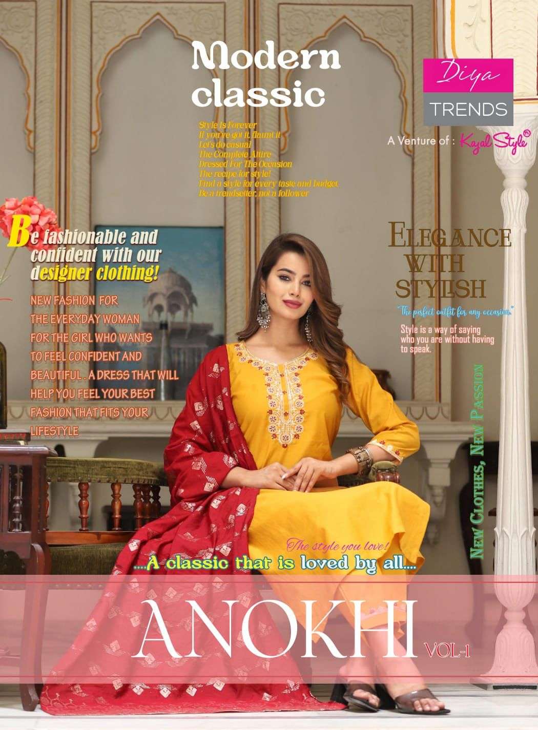 DIYA TRENDS PRESENT ANOKHI VOL-1 NEW READYMADE PREIUM KURTI COLLECTION