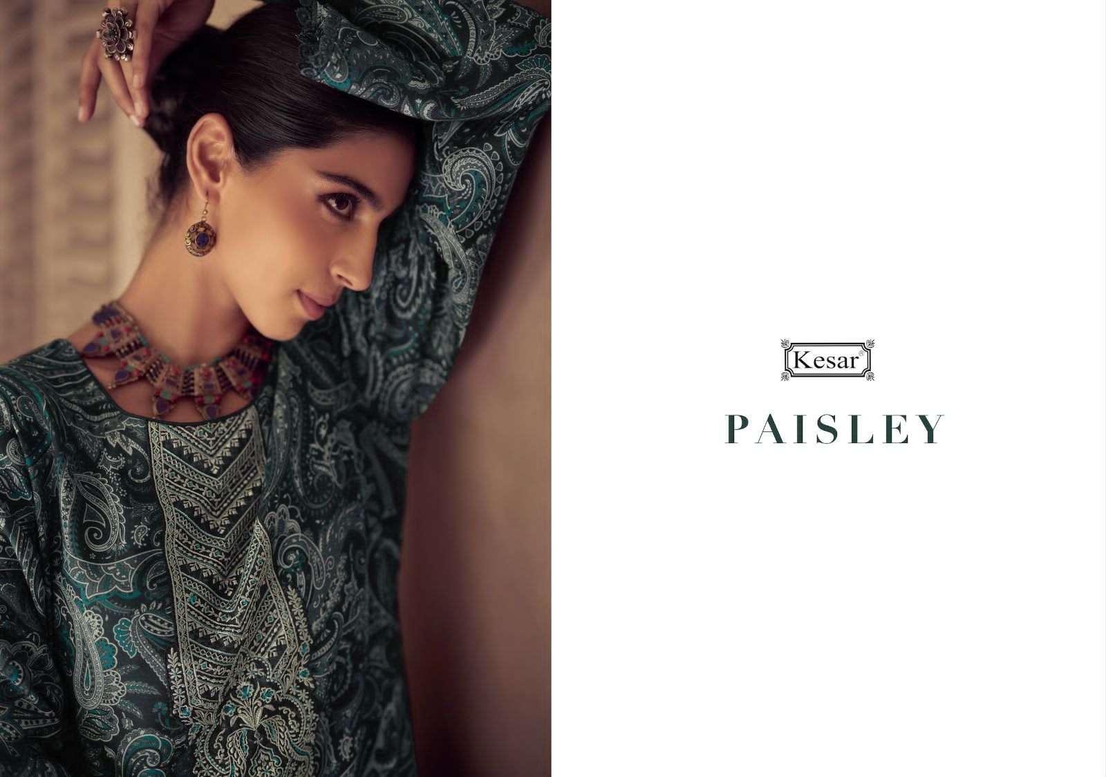KESAR PRESENT PAISLEY NEW WINTER PASHMINA SUIT COLLECTION 