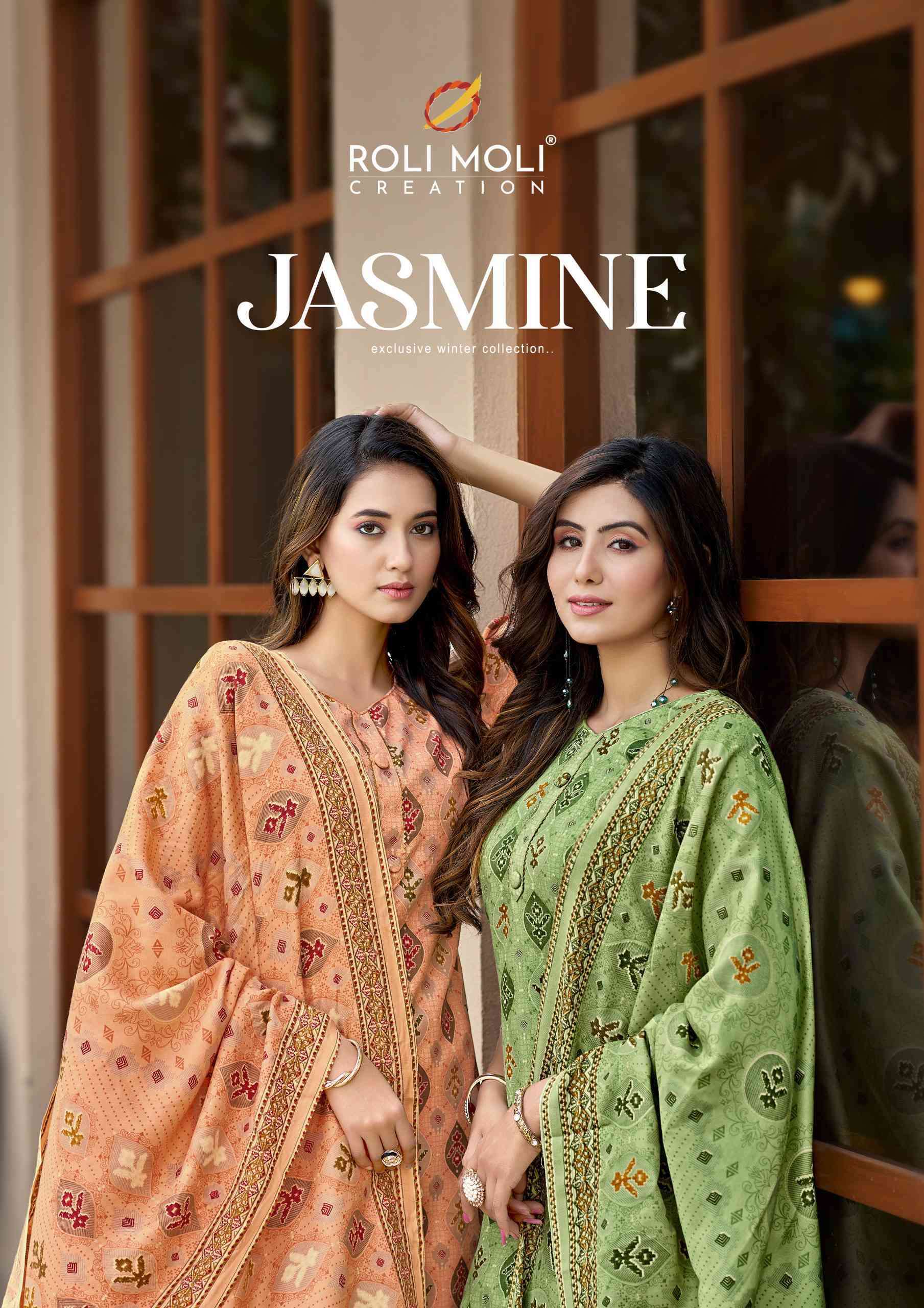ROLI MOLI JASMINE WINTER COLLECTION PRINTED SALWER SUIT CATALOG WHOLESALER
