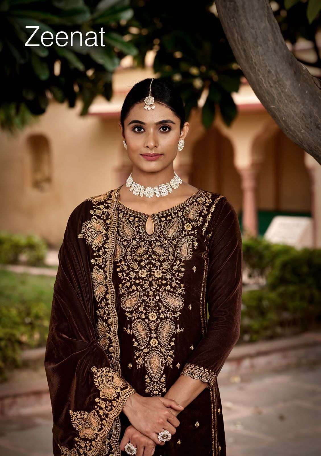 SARGAM ZEENAT VELVET SUIT CATALOGUE WHOLESALE PRICE 2023