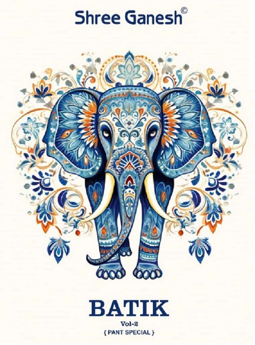 SHREE GANESH BATIK VOL 2 PURE COTTON BATIK PRINT SALWER KAMEEZ SUPPLIER 