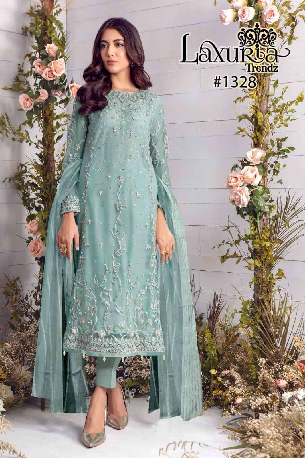 dinsaa suit 176 series faux georgette designer pakistani salwar suits  collection surat