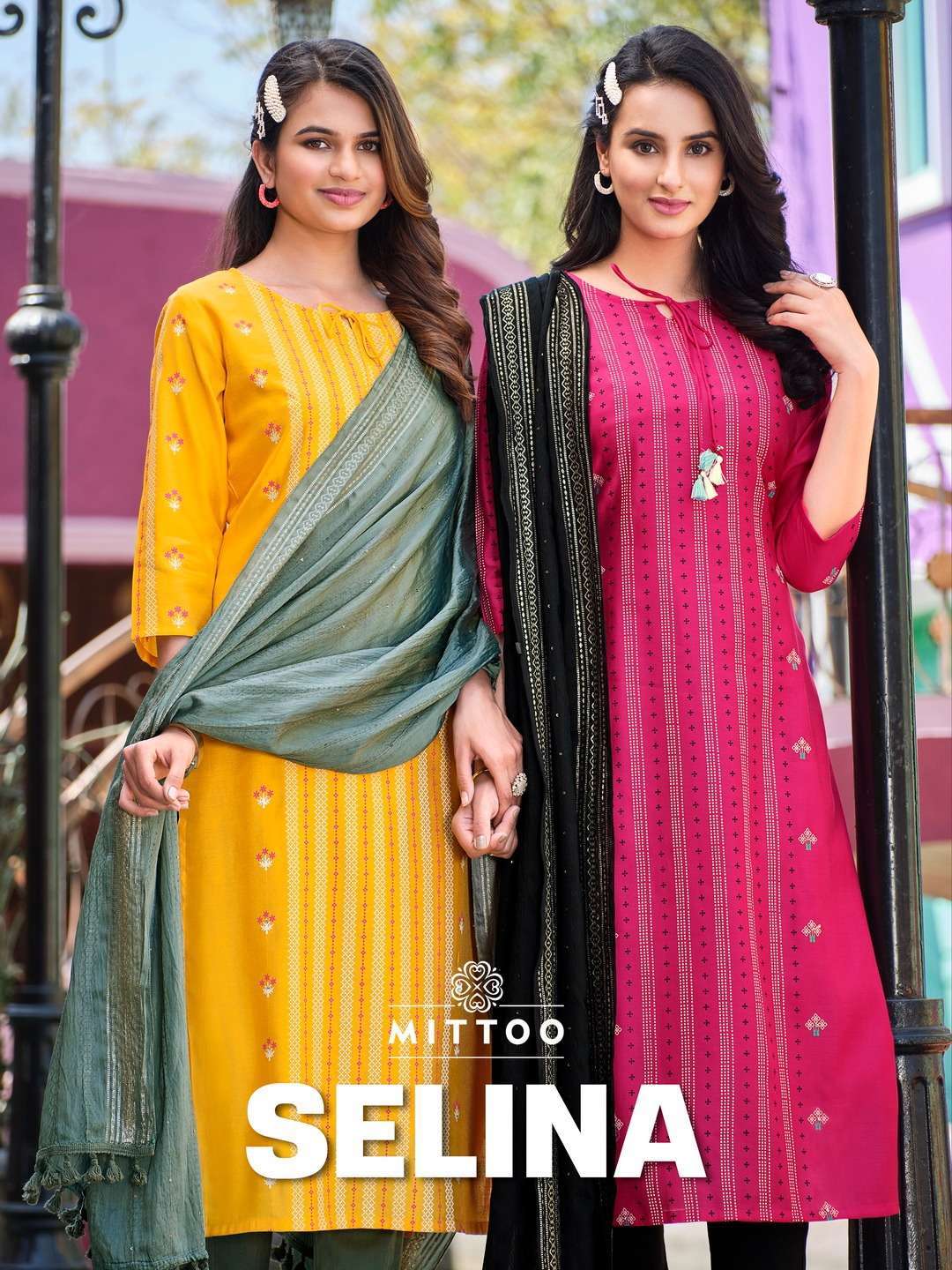 MITTO SELINA READYMADE TOP BOTTOM WITH DUPATTA LATEST CATALOGUE 