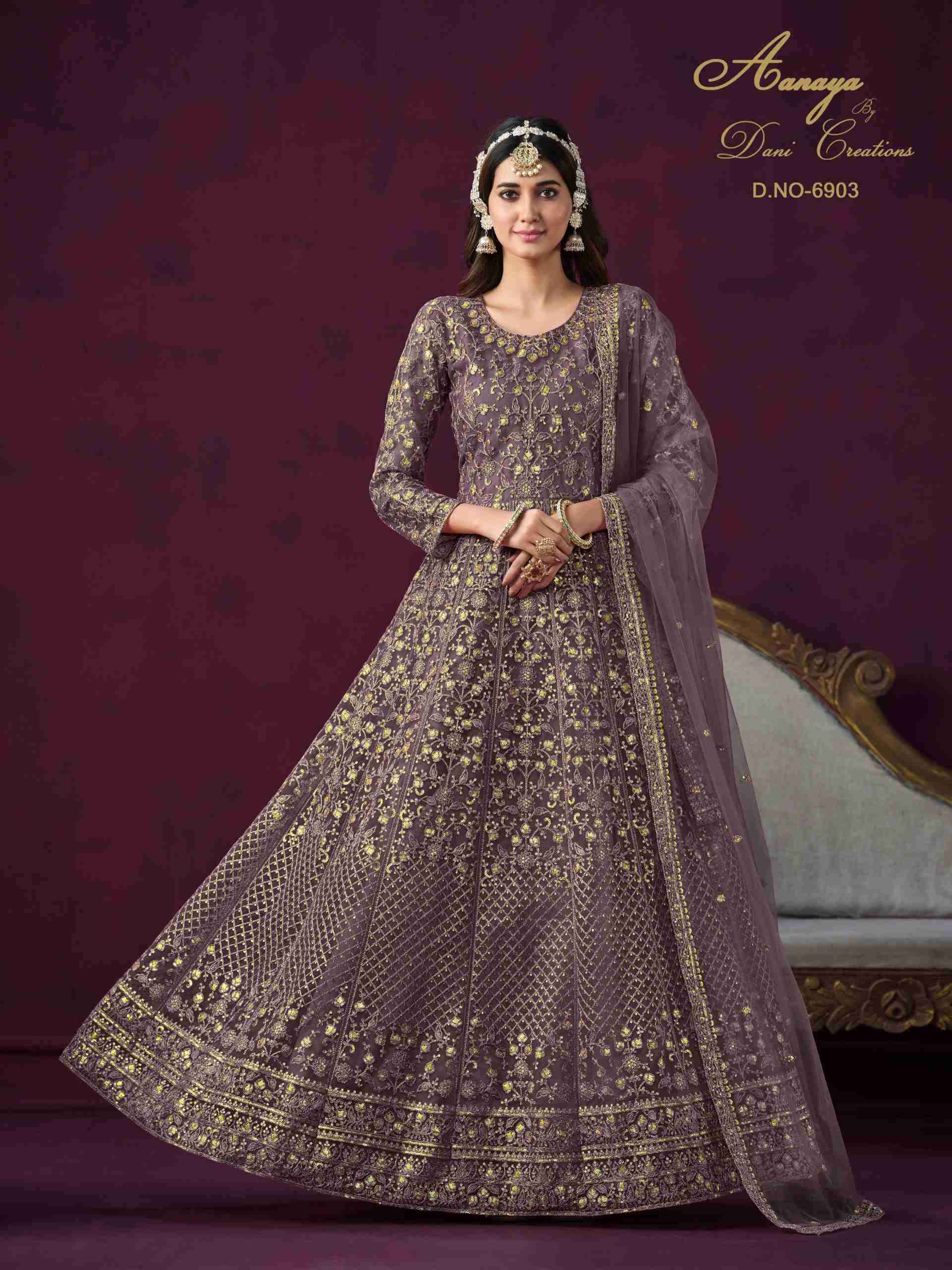AANAYA TWISHA VOL 169 NEW DESIGNER LONG GOWN PARTYWEAR COLLECTION OUTFIT 