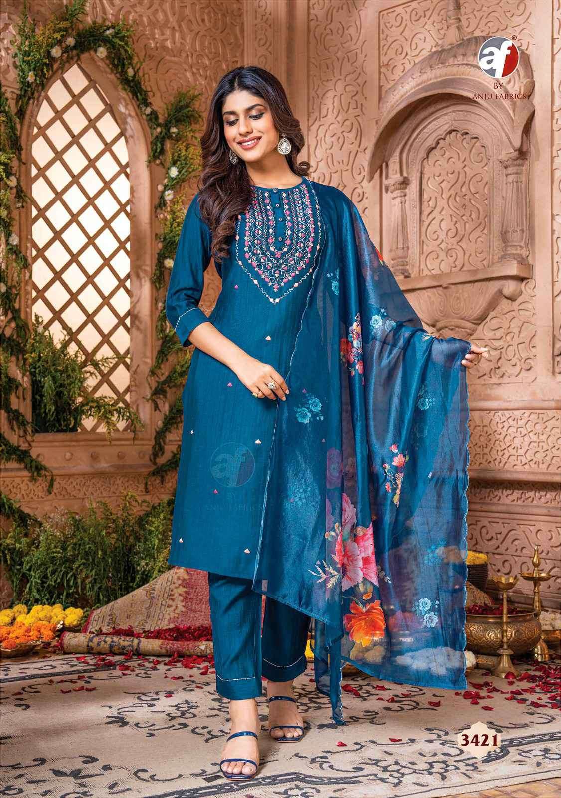 Buy Beautiful Violet Georgette and Santoon Bottom Designer Anarkali Salwar  Suit at best price - Gitanjali Fashions