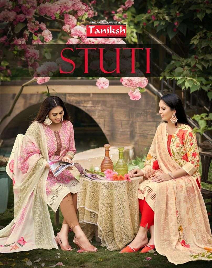 TANIKSH STUTI KURTI PANT WITH DUPATTA SET COLLECTION WHOLESALE PRICE 