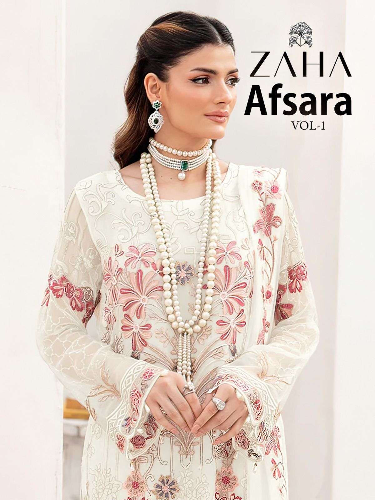 ZAHA AFSARA VOL 1 GEORGETTE WITH HEAVY EMBROIDERY SUIT COLLECTION WHOLESALE PRICE 