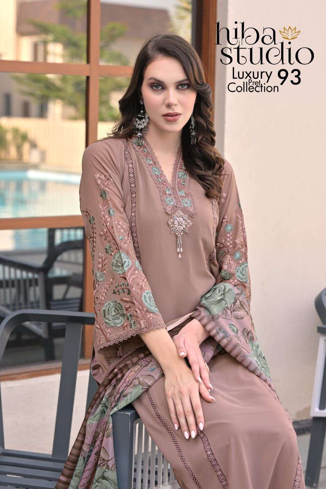 HIBA STUDIO LPC VOL93 CASUAL KURTI PANT WITH DUPATTA LATEST CATALOGUE 2024