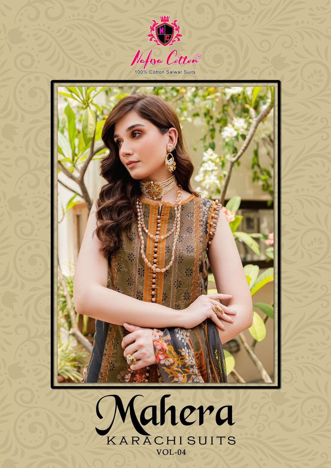 NAFISA COTTON MAHERA VOL 4 DIGITAL PRINTED DAILY WEAR COTTON SUIT SUPPLIER WHOLESALE RATE 