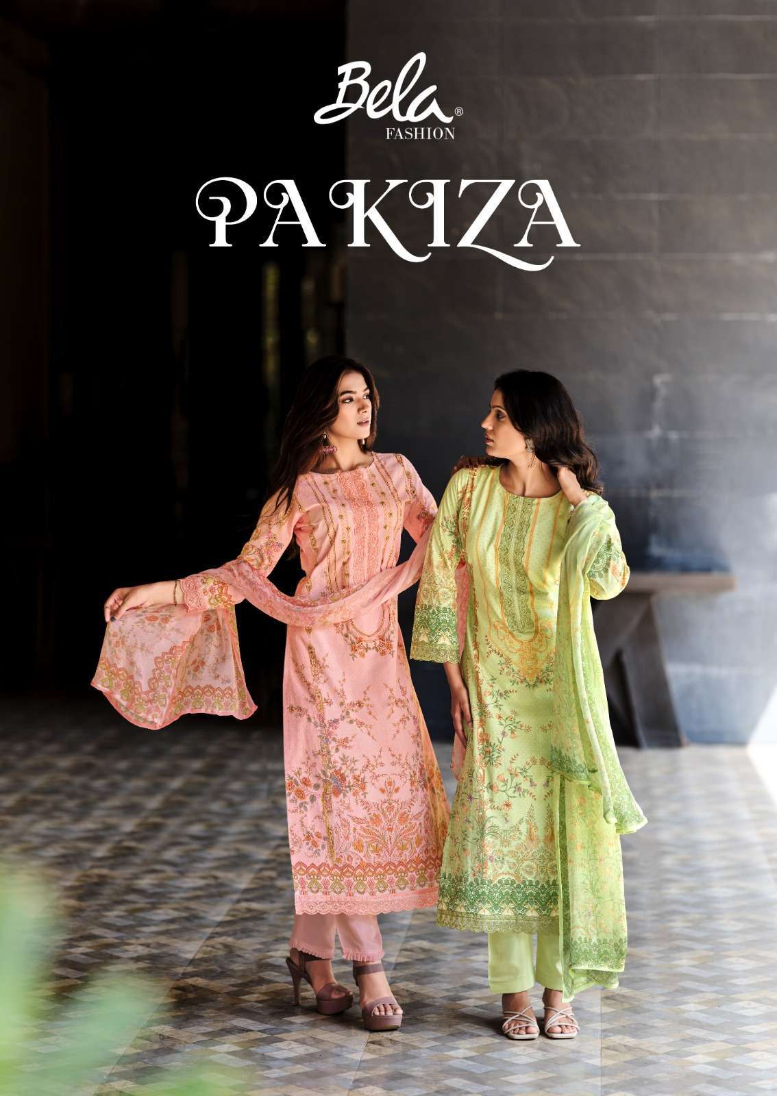 BELA PAKIZA LAWN COTTON SUIT CATALOG DEALER IN SURAT 2024