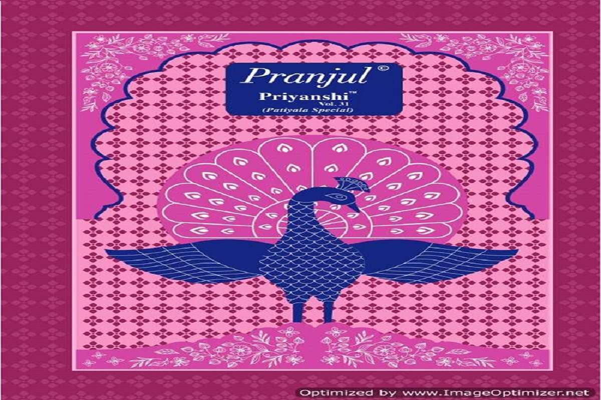 PRANJUL FASHION PRIYANSHI VOL 31 UNSTITCH COTTON SALWER KAMEEZ SUPPLIER IN SURAT 