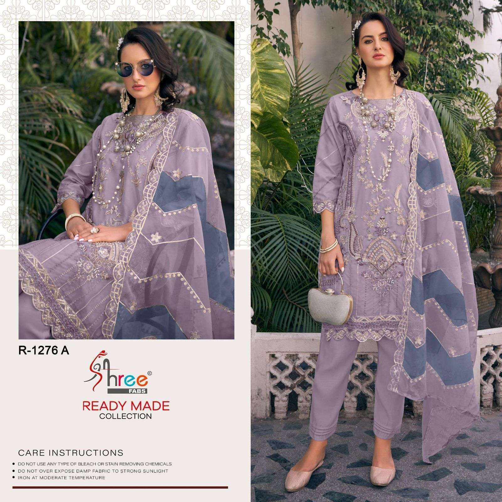 SHREE FABS R 1276 COLORS READYMADE PAKISTANI DRESS COLLECTION WHOLESALE PRICE SURAT 2024