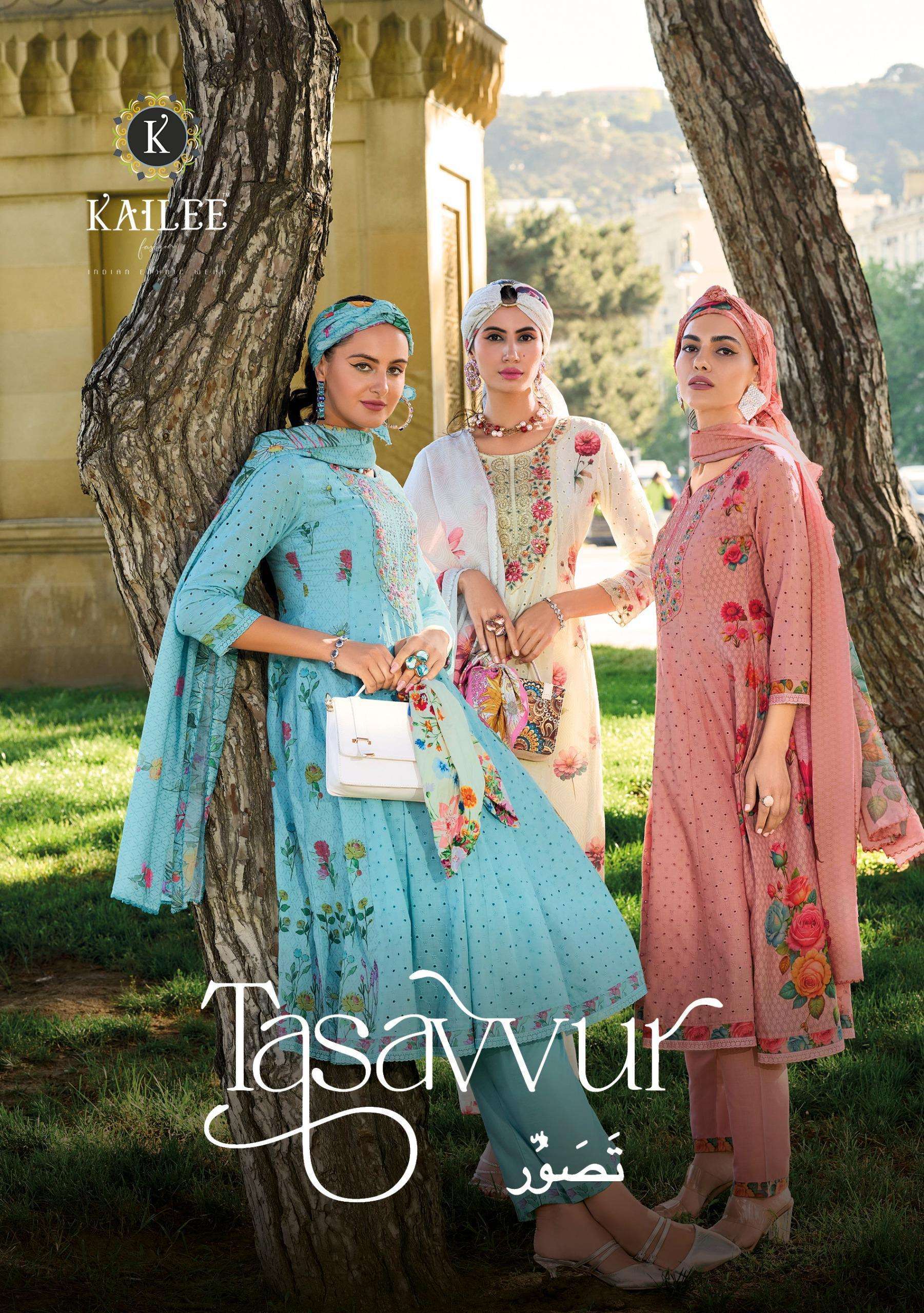 KAILEE TASAVVUR BY KALKI FASHION READYMADE ANARKALI STYLE DESIGNER SUIT  EXPORTER IN SURAT