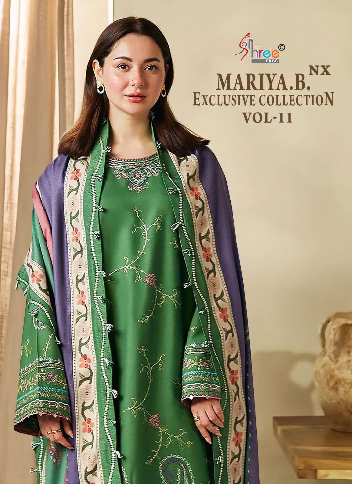 SHREE FABS MARIYA B EXCLUSIVE COTTON VOL 11 NX PAKISTANI RAYON COTTON SUIT SUPPLIER IN SURAT 2024