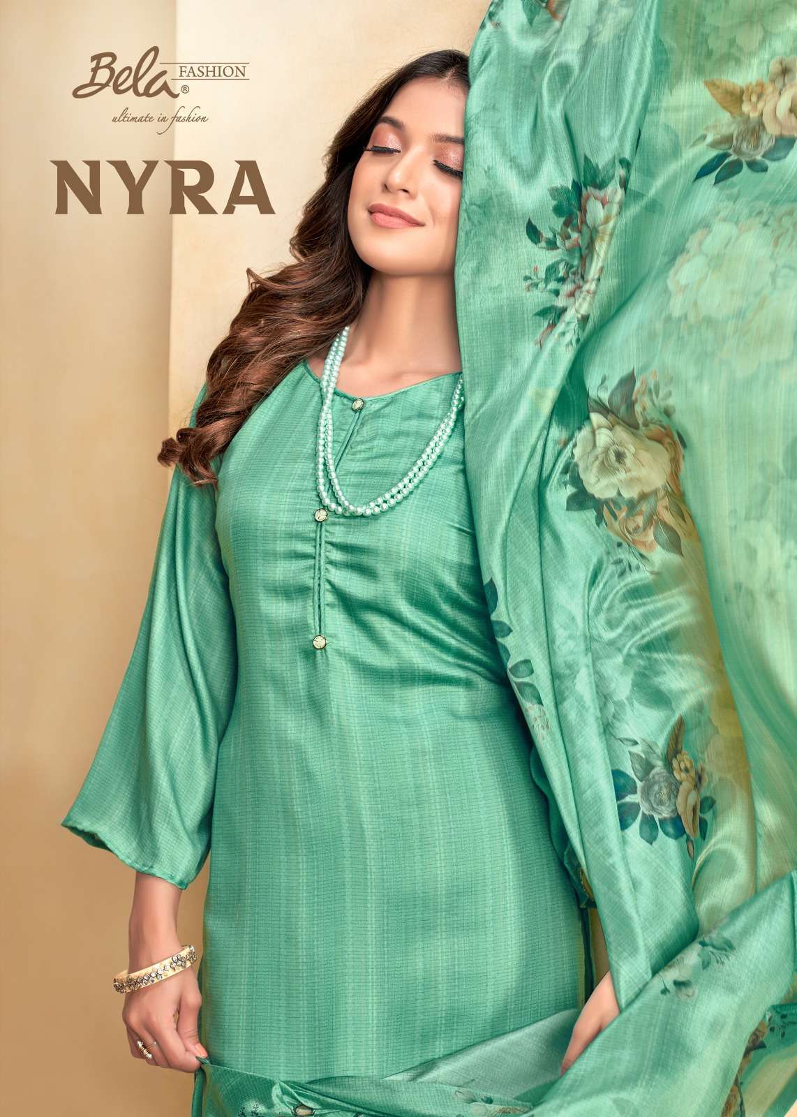 BELA NYRA FANCY SILK LATEST DESIGN BELA SUIT 