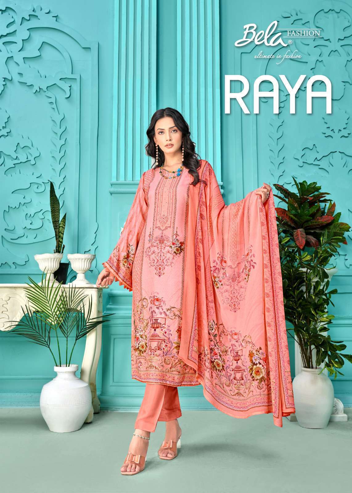 BELA RAYA DIGITAL PRINT MUSLIN SUIT CATALOG EXPORTER IN SURAT 2024