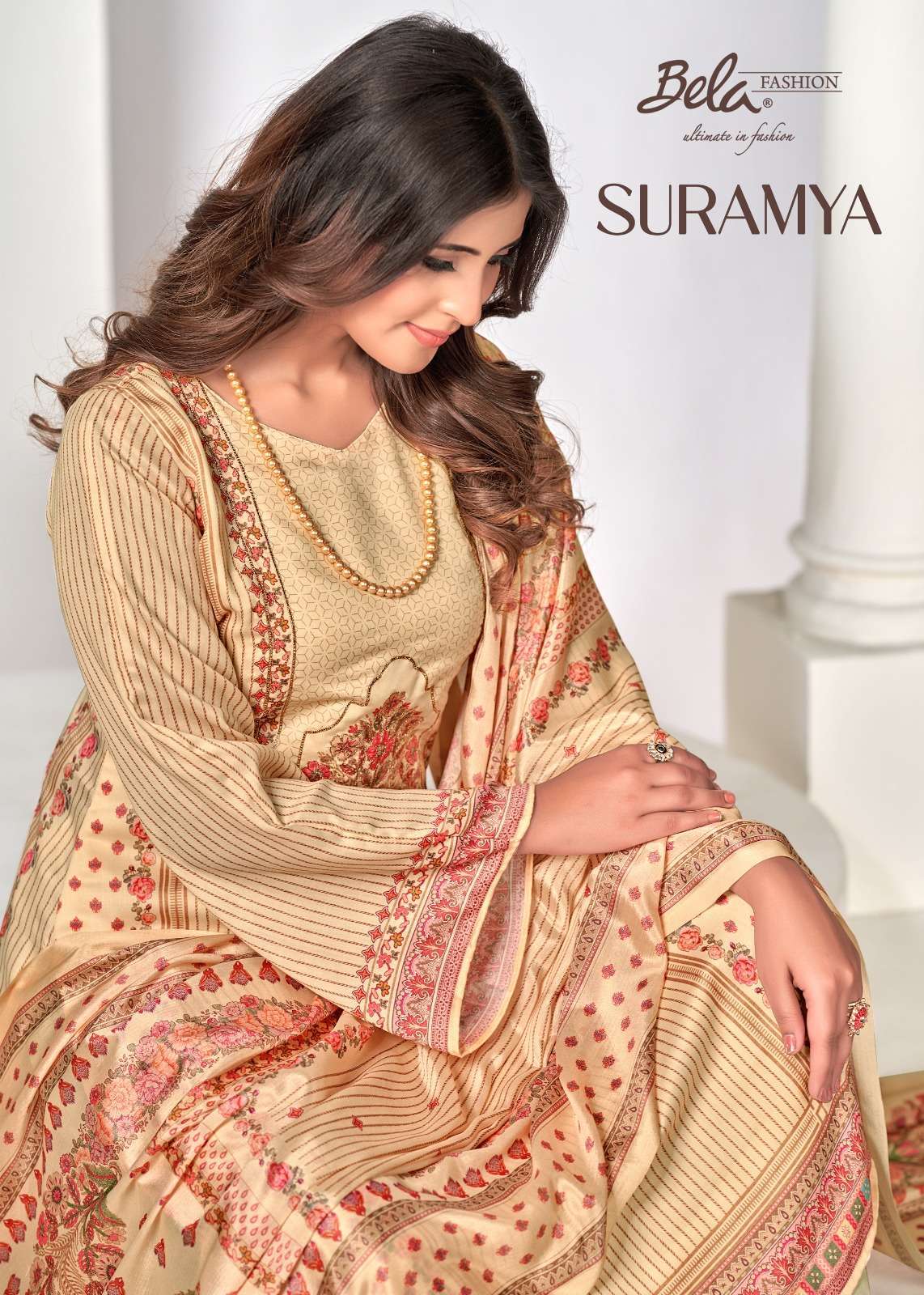 BELA SURAMYA DIGITAL PRINTED MUSLIN SUIT CATALOG WHOLESALER