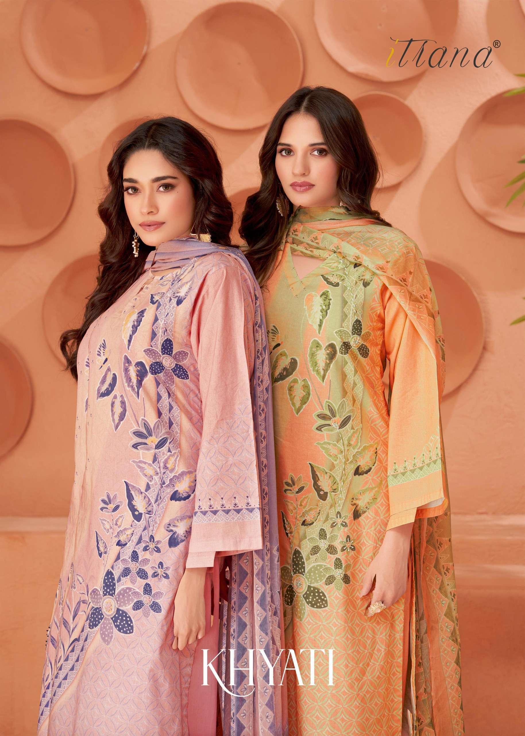 ITRANA KHYATI FANCY LADIES COTTON SUIT CATALOG WHOLESALER IN SURAT 