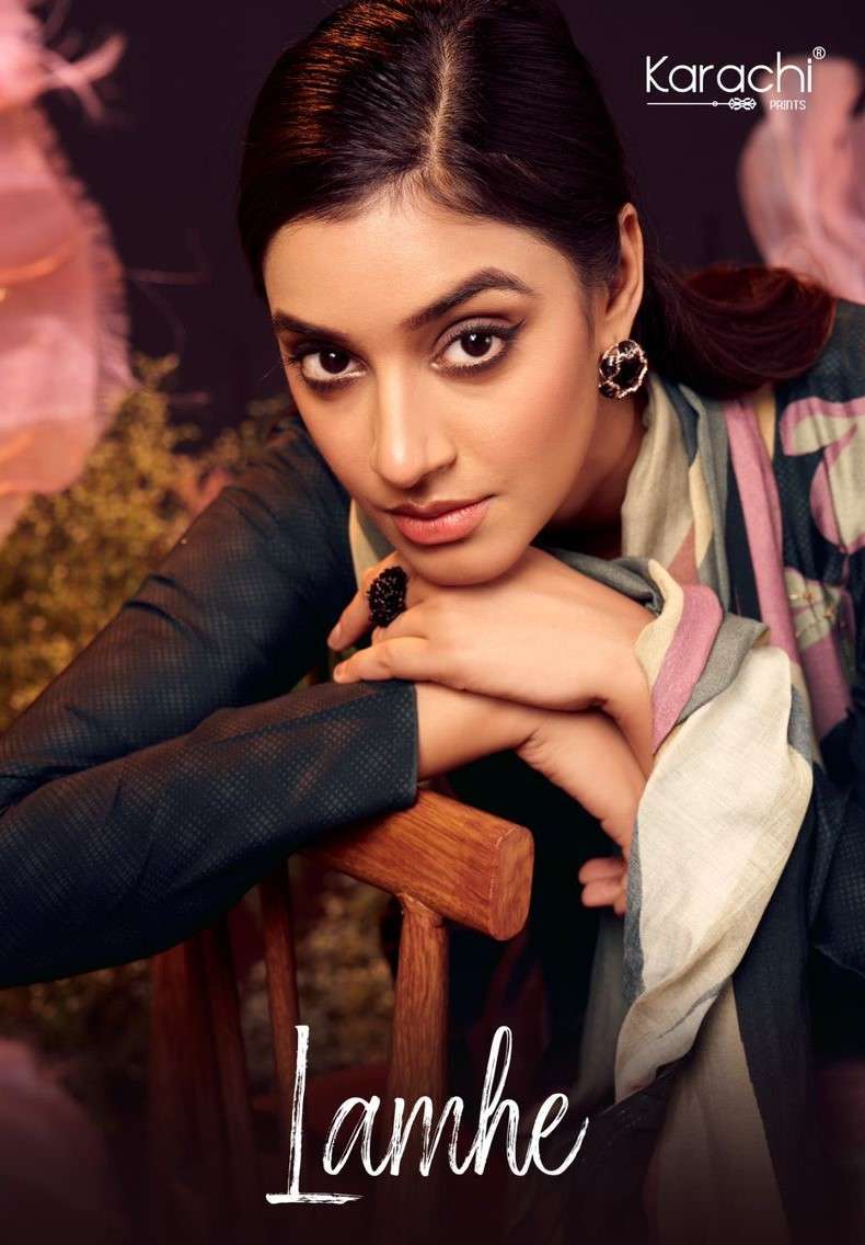 KARACHI PRINTS KESAR LAMHE HIT COLORS PURE MUSLIN SUIT CATALOG WHOLESALE RATE SURAT 2024