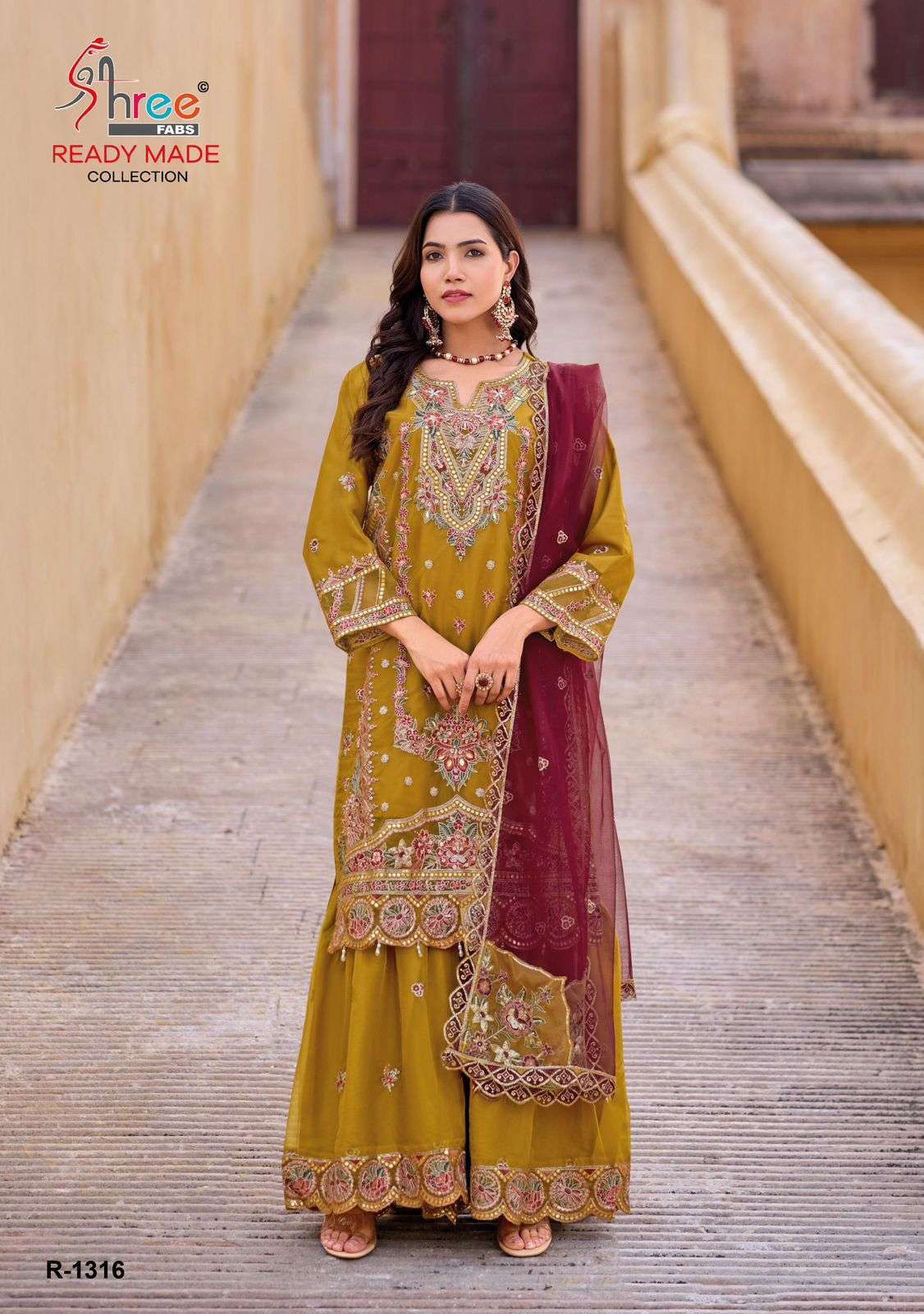 SHREE FABS R 1316 COLORS DESIGNER SHARARA PAKISTANI SHREE FABS SUIT
